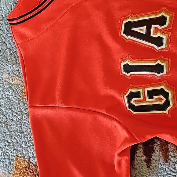 AWESOME VINTAGE SANDOVAL GIANTS BASEBALL BUTTON DOWN SHIRT - Picture 8 of 15